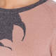 ELENA MIRO INTARSIA SWEATER OPTIONAL COWL 