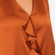 Elena Miro Crepe de Chine Top Cinnamon 