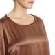 ELENA MIRO CINNAMON SILK SATIN TUNIC