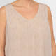 Elena Miro Pinstripe Top Camel and White 