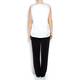 ELENA MIRO embellished satin TOP with optional sleeves