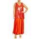 Elena Miro Sequin Top Orange