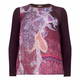 ELENA MIRO SATIN FRONT PAISLEY TOP