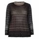 ELENA MIRO STRETCHY LACE TOP WITH CONTRAST LINING 