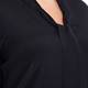 ELENA MIRO black crepe front TOP with tie detail