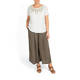 ELENA MIRO LINEN BLEND CULOTTE