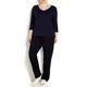 ELENA MIRO navy tracksuit TROUSERS 