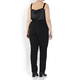 ELENA MIRO BLACK STRETCH JERSEY TROUSERS 