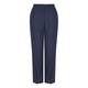 ELENA MIRO LINEN MIX FRONT FASTEN TROUSER NAVY