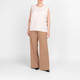 Elena Miro Jersey Palazzo Trousers Camel 