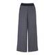 ELENA MIRO herringbone crepe wide-leg TROUSERS