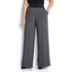 ELENA MIRO herringbone crepe wide-leg TROUSERS