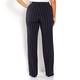 PIAZZA DELLA SCALA DRAWSTRING WAIST PINSTRIPE TROUSER NAVY