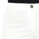 ELENA MIRO COTTON STRETCH CROPPED TROUSER WHITE