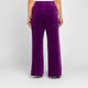 Elena Miro Velvet Trousers Purple