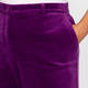 Elena Miro Velvet Trousers Purple