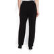 ELENA MIRO BLACK FRONT CREASE FRONT FASTEN TROUSER