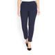 ELENA MIRO TECHNOSTRETCH FRONT-FASTEN TROUSER NAVY