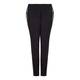 ELENA MIRO black pull-on TROUSERS with white side stripe