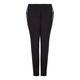 ELENA MIRO black pull-on TROUSERS with white side stripe