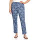 Elena Miro Printed Cotton Trousers Blue