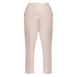 Elena Miro Technical Jersey Jogging Trousers with Pocket Embellishment - Plus Size Collection