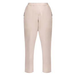 Elena Miro Technical Jersey Jogging Trousers with Pocket Embellishment - Plus Size Collection