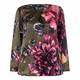 ELENA MIRO silk satin floral Tunic