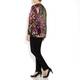 ELENA MIRO silk satin floral Tunic