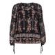 ELENA MIRO PRINT TIE SLEEVE TUNIC