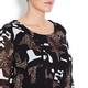 ELENA MIRO abstract leopard print Tunic