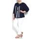 ELENA MIRO embroidered peasant Tunic