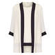 ELENA MIRO TWINSET BLACK AND CREAM