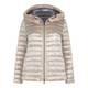 ELENA MIRO REVERSIBLE WHITE LABEL PUFFA COAT WITH FUR HOOD