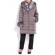 ELENA MIRO FUR TRIMMED TRUFFLE PUFFA COAT