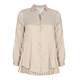 ELENA MIRO GOLD STRIPE SILK BLEND SHIRT