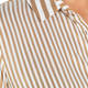 ELENA MIRO GOLD STRIPE SILK BLEND SHIRT