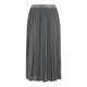 ELENA MIRO PLEATED LUREX SKIRT SILVER