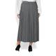 ELENA MIRO PLEATED LUREX SKIRT SILVER