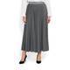 ELENA MIRO PLEATED LUREX SKIRT SILVER