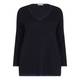 ELENA MIRO WHITE LABEL NAVY SWEATER