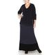 ELENA MIRO WHITE LABEL NAVY SWEATER