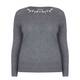 ELENA MIRO CASHMERE BLEND JEWELLED SWEATER