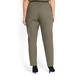 ELENA MIRO KHAKI FRONT CREASE TROUSER