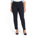 ELENA MIRO NAVY ANKLE GRAZER TROUSER