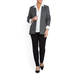 ELENA MIRO HERRINGBONE BLAZER 