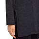 ELENA MIRO PURE WOOL KNITTED TUNIC CHARCOAL GREY