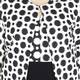 ELENA MIRO BLACK JACQUARD POLKA DOT DRESS+JACKET