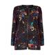 BEIGE BLACK EMBRIODERED JACKET