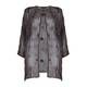 BEIGE BLACK SHEER BEADED JACKET